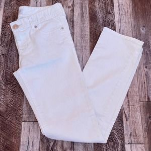 Express White Cropped Skinny Jeans